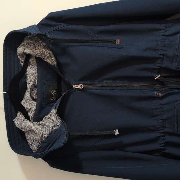 Jessica Simpson Dark Blue Utility Jacket - Picture 3 of 7